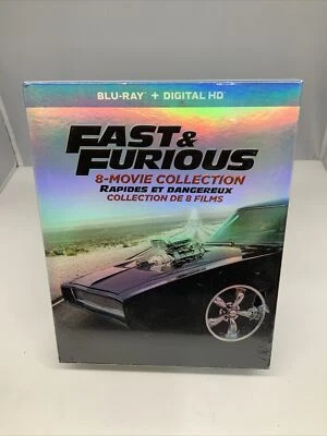 Fast & Furious 8-Movie Collection - Blu-ray + Digital [Vin Deisel] Brand NEW - Image 1 of 3