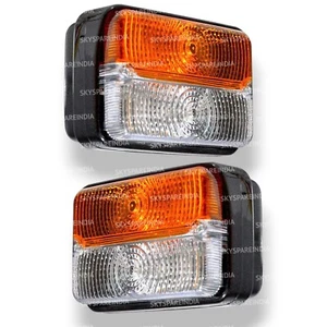 Frontblinkleuchte Leuchten Set mit Birnen für Massey Ferguson MF 275 Traktor - Bild 1 von 17