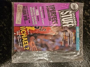 1993 Inside Stuff Magazin Michael Jordan NBA Kartenblatt versiegelt Chicago Bulls - Bild 1 von 2
