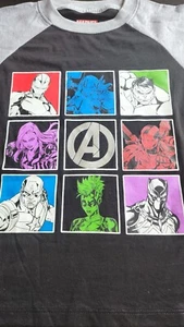 Marvel Kids Avengers T-shirt Size 4 With Sunglasses - Picture 1 of 10