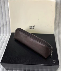 Montblanc LadyStar 2 Pen Case Leather Brown Full Grain Calfskin 102426 - Picture 1 of 13