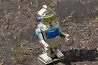 VINTAGE RUSSIAN SOVIET MECHANICAL WIND UP ROBOT SPACE TOY PLASTIC WORKING model