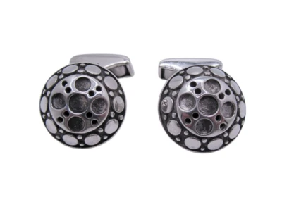 Мужские запонки из чистого серебра John Hardy - Изображение 1 из 4