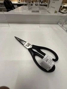 IKEA SVARTFISK Kitchen Shears Stainless Steel/black 605.783.62 - New - Picture 1 of 7
