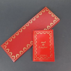 Cartier Ball Point Pen Booklet + Document Cover Slip - Picture 1 of 4