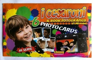 I CESARONI IL BOOK FOTOGRAFICO DI MIMMO PHOTOCARDS III SERIE 24 BUSTINE PANINI - Picture 1 of 1