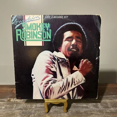 SMOKEY ROBINSON SMOKIN VINYL LP 1978 First Pressing Gatefold VG+🦄 - Image 1 of 4