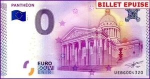 UEBG / LE PANTHEON - PARIS / BILLET 0 € / NULL EURO-SCHEIN / 0 € 2015-1 - Picture 1 of 1
