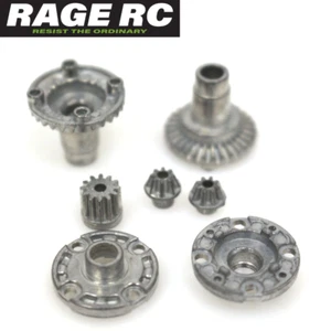 Rage RC RGRC2463 Mini Trek Diff Case Housing, Drive Gears & Motor Pinion Parts - Picture 1 of 2