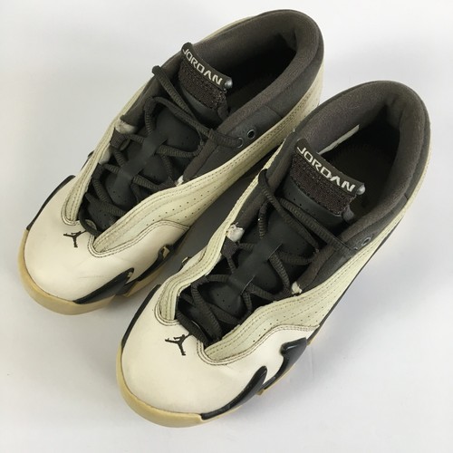 AIR JORDAN 14 RETRO LOW GS Gioventù 6 anni Phantom Dark Storm Pelter 807510 027 LEGGERE