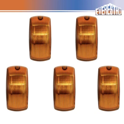 5Pcs Fit For Freightliner M2 106 112 Front Marker Lamp LED Amber A06-40578-000 - Image 1 of 4