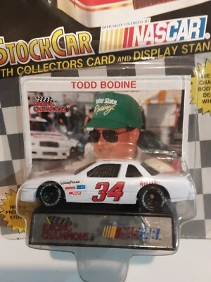 NASCAR TODD BODINE STOCK CAR RACING CHAMPIONS CON TARJETA Y SOPORTE Foto 1 de 3