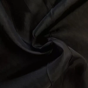 5 Yard Black Indian Voile Cotton Fabric Solid Plain Dressmaking Sewing Fabric - Picture 1 of 2
