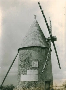Photo ancienne régionale moulin Jean Yole au mont des alouettes 85 Vendée - Imagen 1 de 1