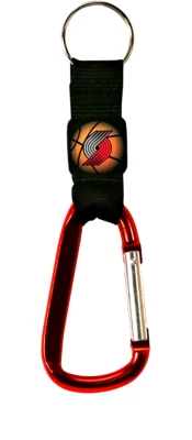 PORTLAND TRAIL BLAZERS NAVI-BINER CARABINER KEYCHAIN KEY RING WITH COMPASS 6" - Image 1 of 2
