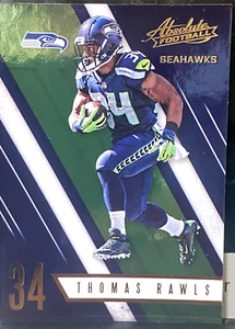 Thomas RAWL 2016 Panini Absolute Football #78 Seattle Seahawks - Picture 1 of 2