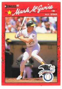 Mark McGWIRE OAKLAND ATHLETICS AL ALL-STAR #697 - DONRUSS CASI NUEVO-COMO NUEVO 1990 - Imagen 1 de 2