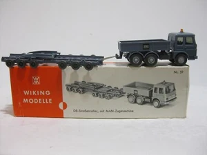 WIKING MODELLE Nr. 59 HO DB-Straßenroller mit MAN - Zugmaschine - Bild 1 von 20