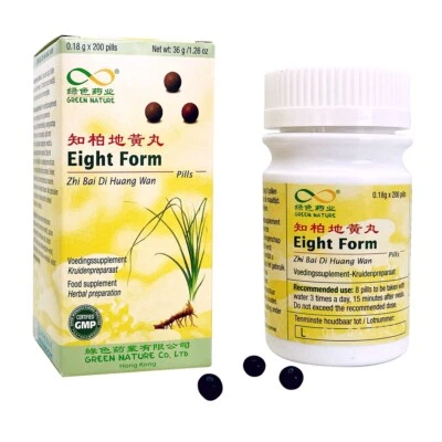 Zhi Bai Di Huang Wan – Eight Form –Authentische TCM Kräuterformel – Green Nature