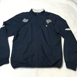 Mens K Swiss Pullover zip up bryan brothers rare Blue XL track jacket - Picture 1 of 7