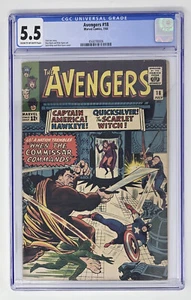 Avengers #18 CGC 5.5 (1965) Marvel Comics, Stan Lee, Jack Kirby & Dick Ayers - Picture 1 of 3