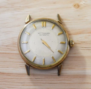 Reloj para hombre WITTNAUER automático relleno de oro vintage funcionando como está - Imagen 1 de 2