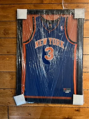 CAMISETA DE LOS NEW YORK KNICKS DE BRANDON JENNINGS CON MARCO AUTOMÁTICO Y MATE PERSONALIZADA 24X34" Foto 1 de 4