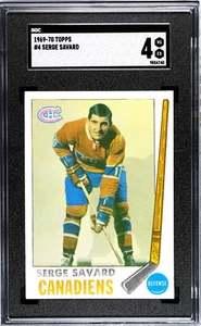 1969-70 Topps - Serge Savard #4 (RC) - Set Break No PSA SGC 4 Undergraded - Imagen 1 de 3