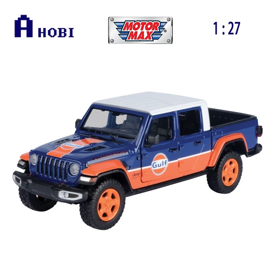 Motormax 1:27 Scale Jeep Gladiator Rubicon 2021 Model With Gulf Livery - Image 1 of 1
