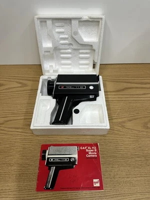 Cámara de película GAF XL 112 Super 8 película vintage - PROBADA Y FUNCIONANDO* Foto 1 de 4