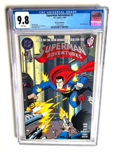 SUPERMAN ADVENTURES #1 CGC 9.8 ++ SUPER-SCARCE 1996 NEWSSTAND ++ - Picture 1 of 2