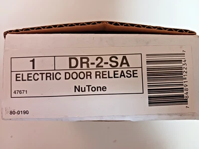 NUTONE DR-2-SA ELECTRIC DOOR RELEASE - Image 1 of 4