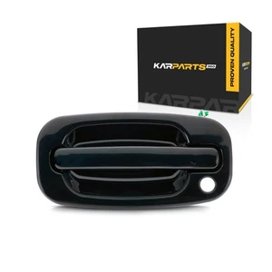 For Cady Escalade ESV 2003-2006 Exterior Door Handle Front Driver Smooth Black - Picture 1 of 5