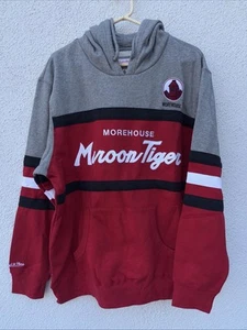 Sudadera con capucha Mitchell & Ness Morehouse Granate Tigers Head Coach 2X nueva con etiquetas precio de venta sugerido por el fabricante 110 USD - Imagen 1 de 7