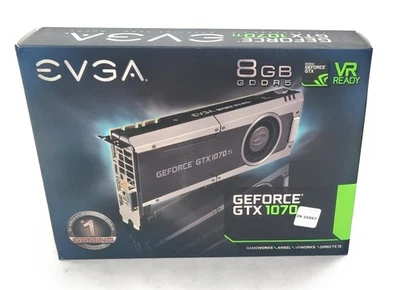 New EVGA NVIDIA GeForce GTX 1070 Ti 8GB GDDR5 Graphics Card (08G-P4-5670-KR) - Image 1 of 4