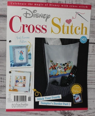 DISNEY HACHETTE cross stitch magazine ISSUE 89 please read description - Image 1 of 4