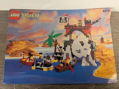 Vtg LEGO System Pirates Skull Island #6279 Instruction Manual Booklet ONLY 1995 - Image 1 of 4