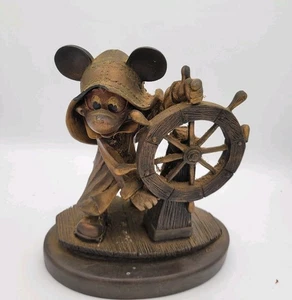 Vintage Disney Cruise 1998 Inaugural Voyage Steuermann Captain Mickey Mouse Figur - Bild 1 von 7
