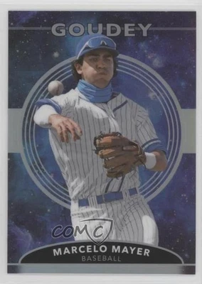 2022 Upper Deck Goodwin Champions Goudey Platinum Cosmic /199 Marcelo Mayer - Image 1 of 2