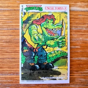 Leatherhead - TMNT Teenage Mutant Ninja Turtles Uncle Tobys Card - 1990 Mirage - Bild 1 von 5