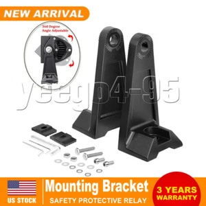 Universal Brackets Mounting Base Brackets for LED Light Bar Side Mount Bracket - Picture 1 of 10