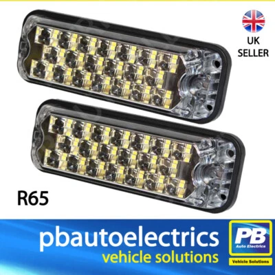 Vision Alert ECCO 3800 Montaje en Superficie LED Estroboscópico R65 15 Patrones PAQUETE DOBLE 3812A Foto 1 de 2