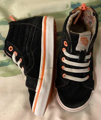 Zapatos altos Vans negros para niñas pequeñas talla 7,5 Foto 1 de 4