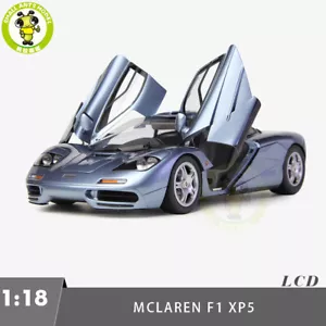 1/18 LCD Mclaren F1 XP5 AZUL HIELO Diecast Modelo Coche Regalos Para Padre Amigos - Imagen 1 de 19