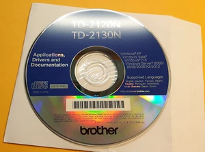 BROTHER TD-2120N TD-2130N printer software CD w/Aps, Drivers, Docs. +Quick Guide - Picture 1 of 2