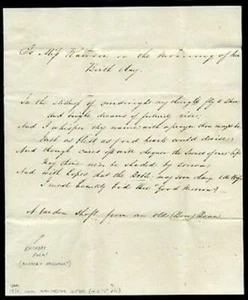 VERY EARLY VALENTINE 1836 MANCHESTER ENGLAND - Picture 1 of 3