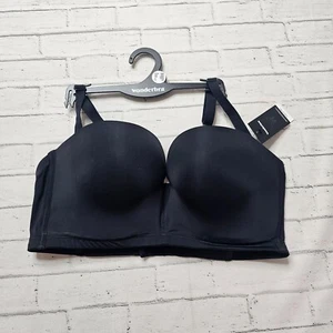 Wonderbra Womens Ultimate Backless Push Up Bra Black UK 38D Wired Strapless Lift - Imagen 1 de 10