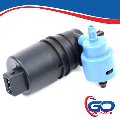 POMPA ACQUA LAVA VETRI TERGI CRISTALLI PER VW GOLF POLO III OPEL ASTRA CORSA C D - Immagine 1 di 2