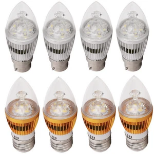 B22 BC E27 ES Dimmable LED Chandelier Candle Lights Bulbs 6W 8W 10W Lamp Bright - Picture 1 of 16