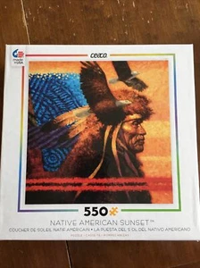 NEW Ceaco 550 pc puzzle - Native American Sunset - Picture 1 of 7